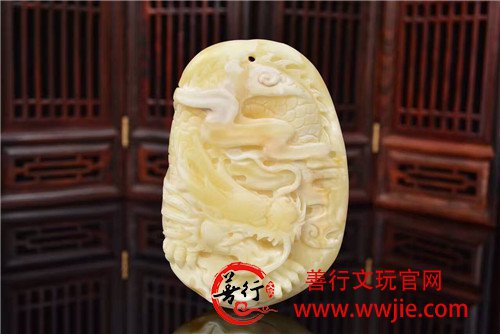 极品收藏级白蜡龙牌，已待正主