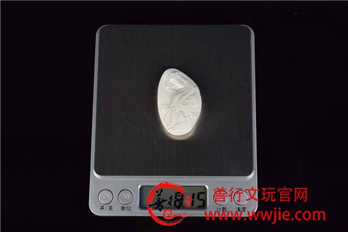顶级瓷白颇有意蕴的观音牌牌
