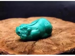 绿松石半玉化的料子