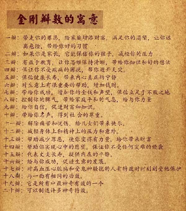 金刚菩提子几瓣的好，终于知道不同瓣数的寓意了
